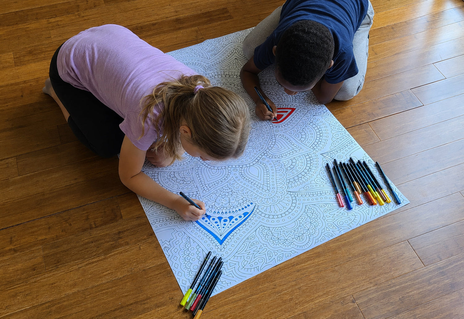 The Homeschool Art Activity That Keeps Every Kid Busy While You Actually Teach