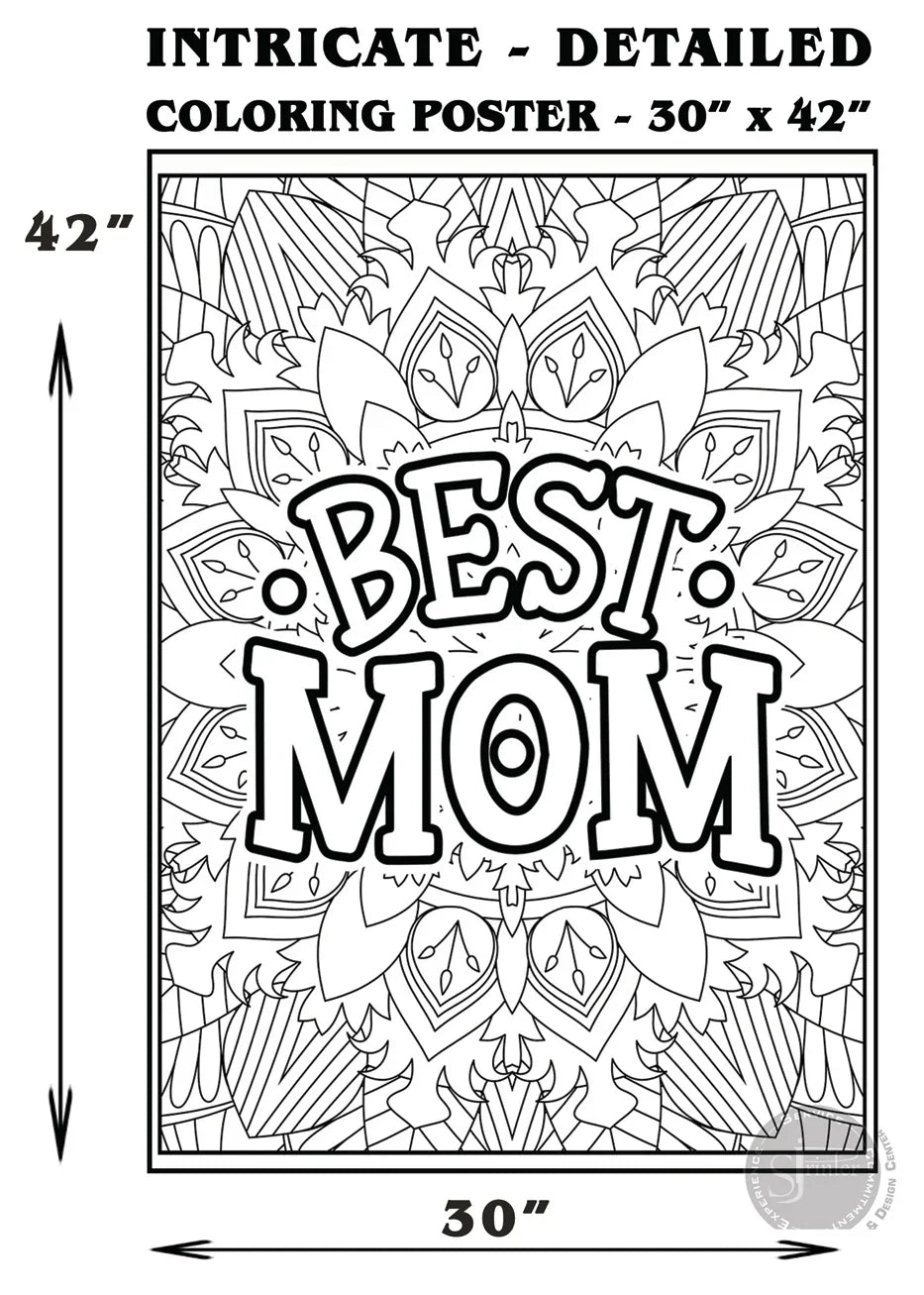 Best Mom - 30" x 42"