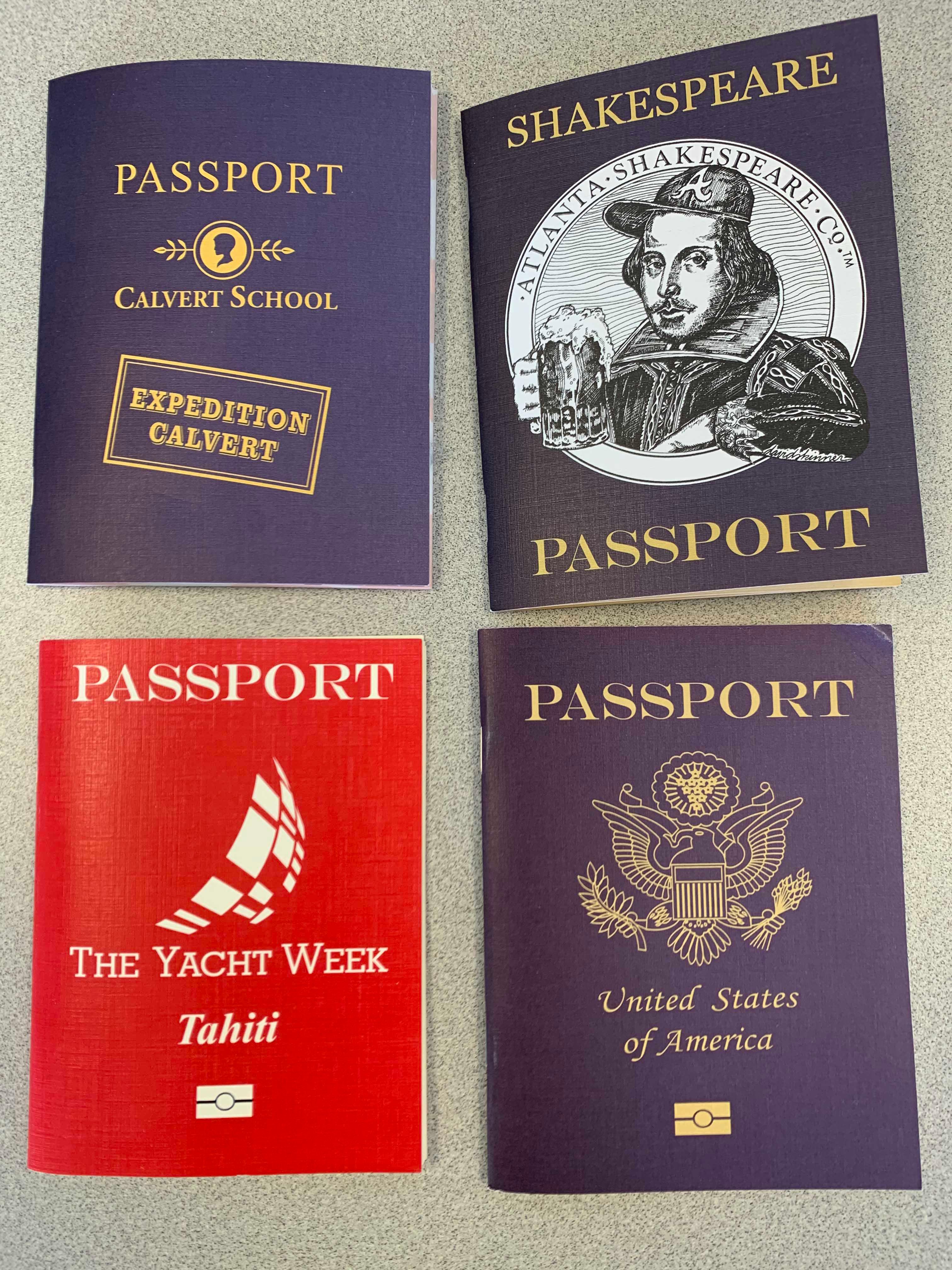 Custom Pretend Passports - 40 passports