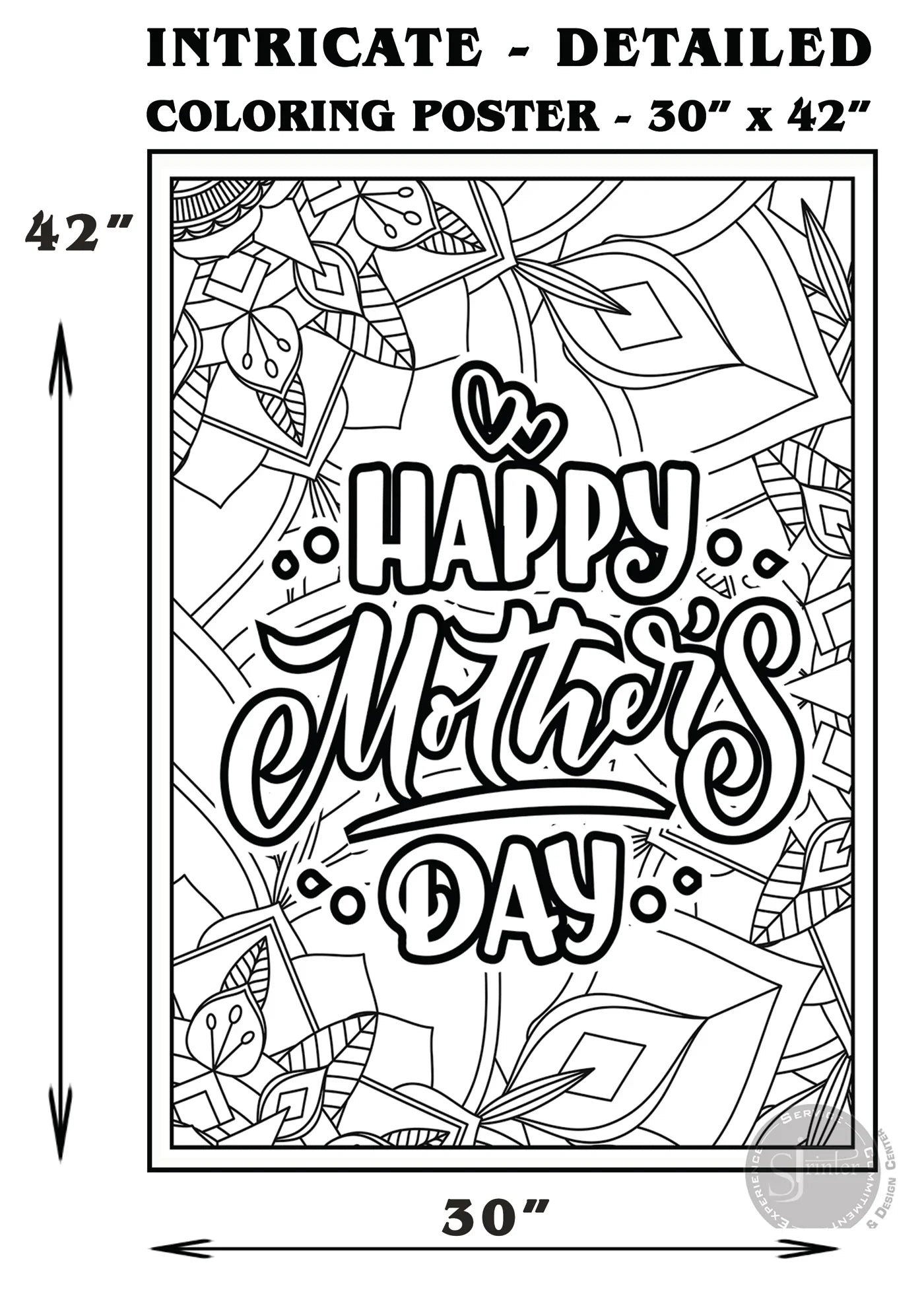 Happy Mother's Day - 30" x 42"