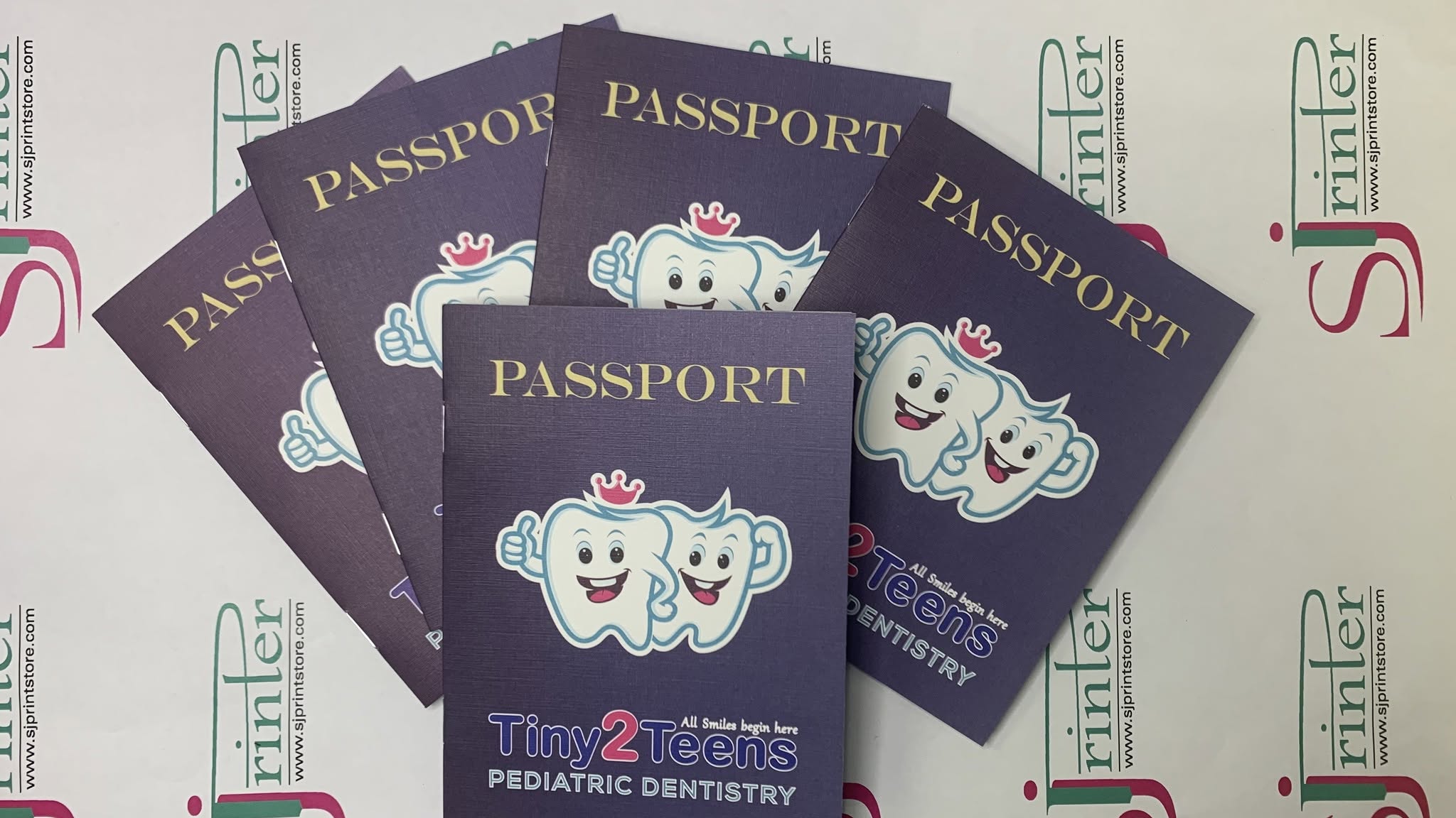 Custom Passport Booklets — Set of 500 | 24-Page Premium Booklet