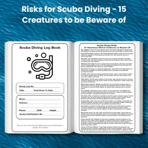 Dive Log Book Scuba Diving Journal to Monitor up to 100 Diving Trips: 10 Rules for Scuba Divers, Dive Log Statistics, Scuba Gifts - SJPrinter