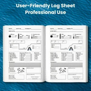 Dive Log Book Scuba Diving Journal to Monitor up to 100 Diving Trips: 10 Rules for Scuba Divers, Dive Log Statistics, Scuba Gifts - SJPrinter
