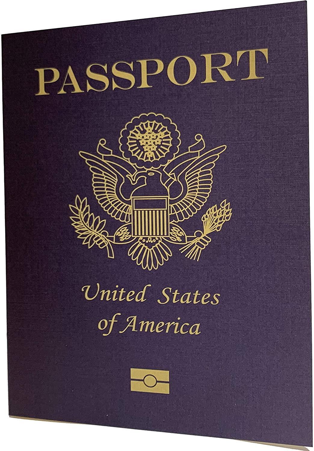 Pretend Passports - Covers Only- 8.5" x 11" - SJPrinter
