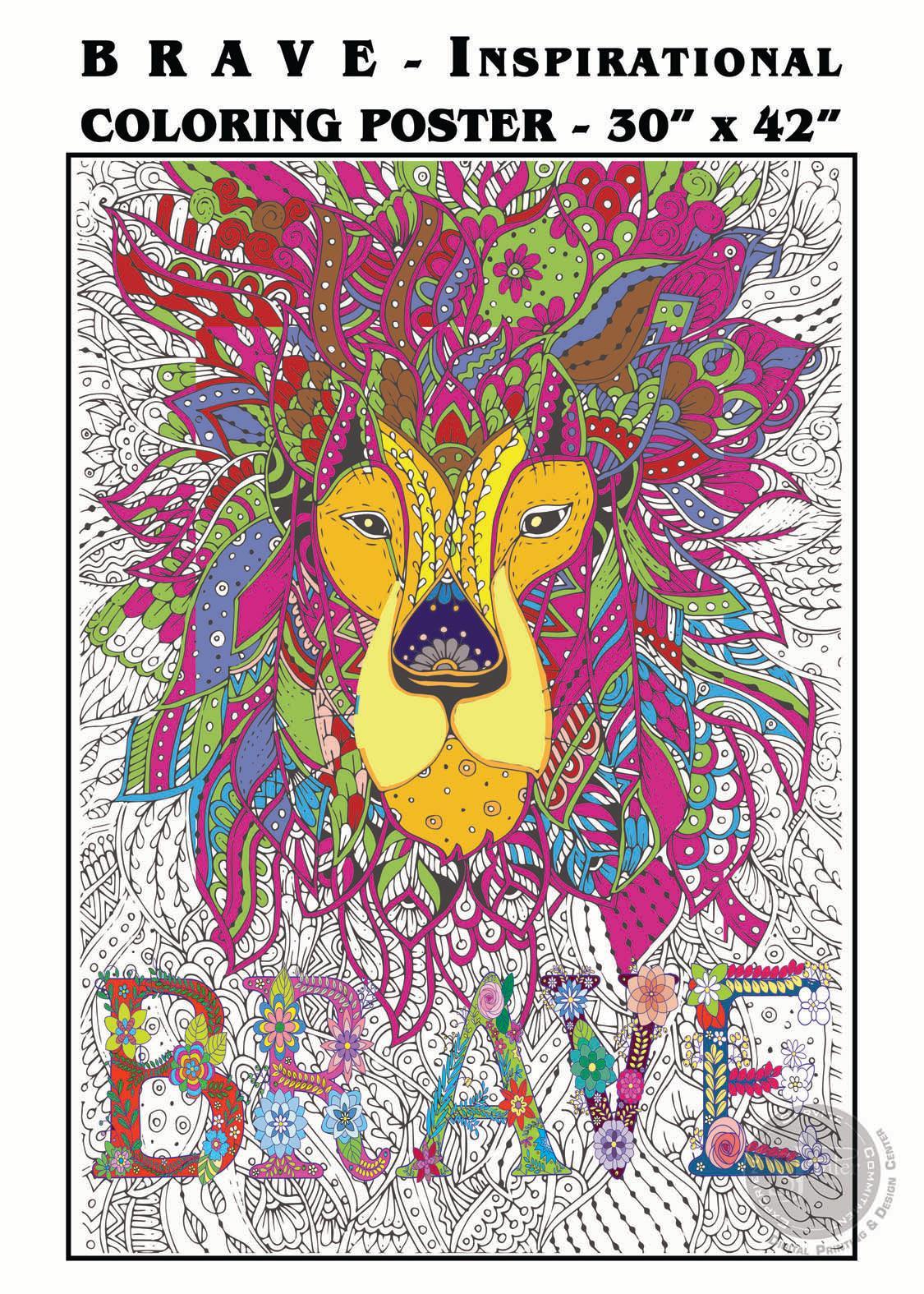 BRAVE - 30" x 42" - SJPrinter