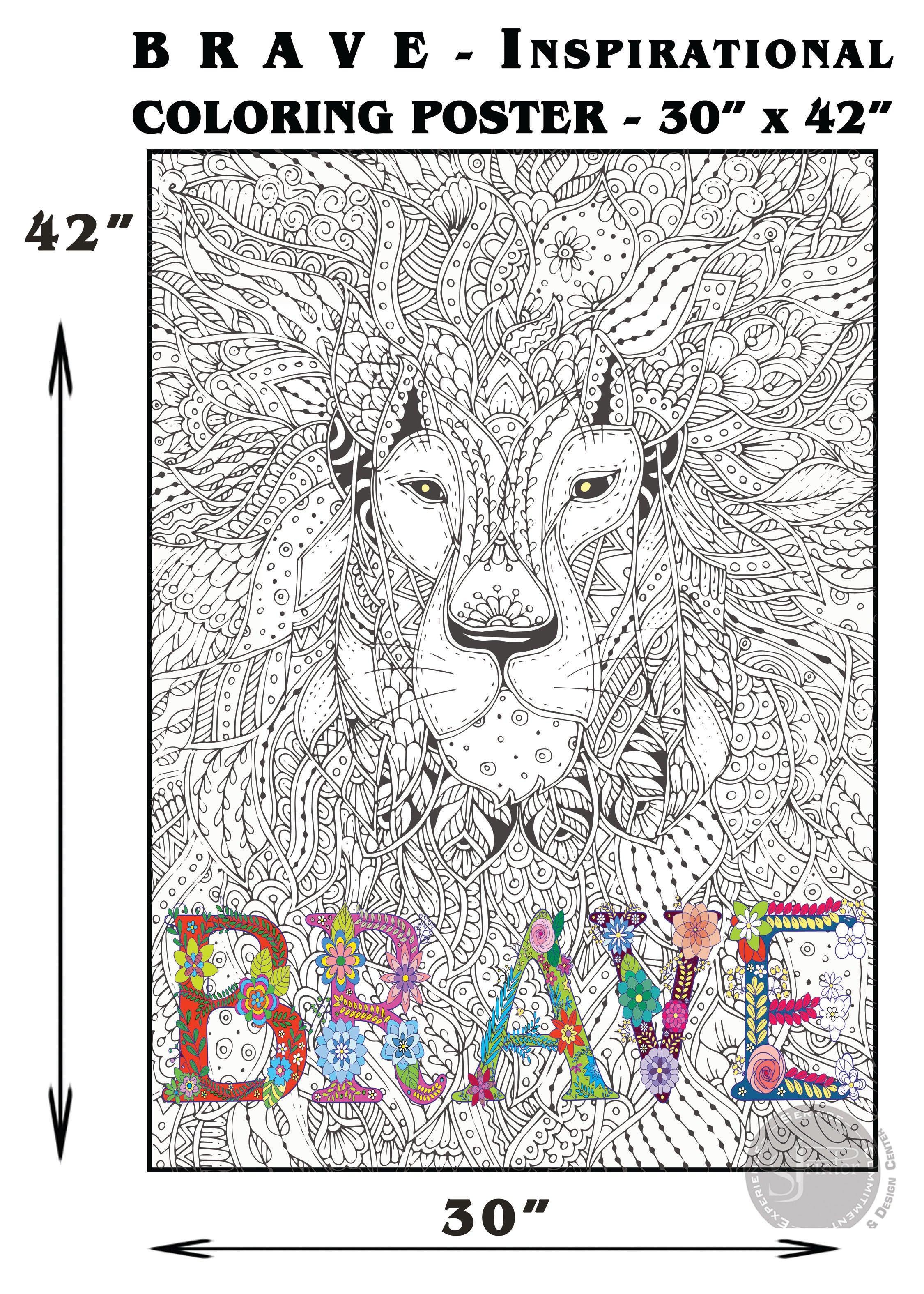 BRAVE - 30" x 42" - SJPrinter