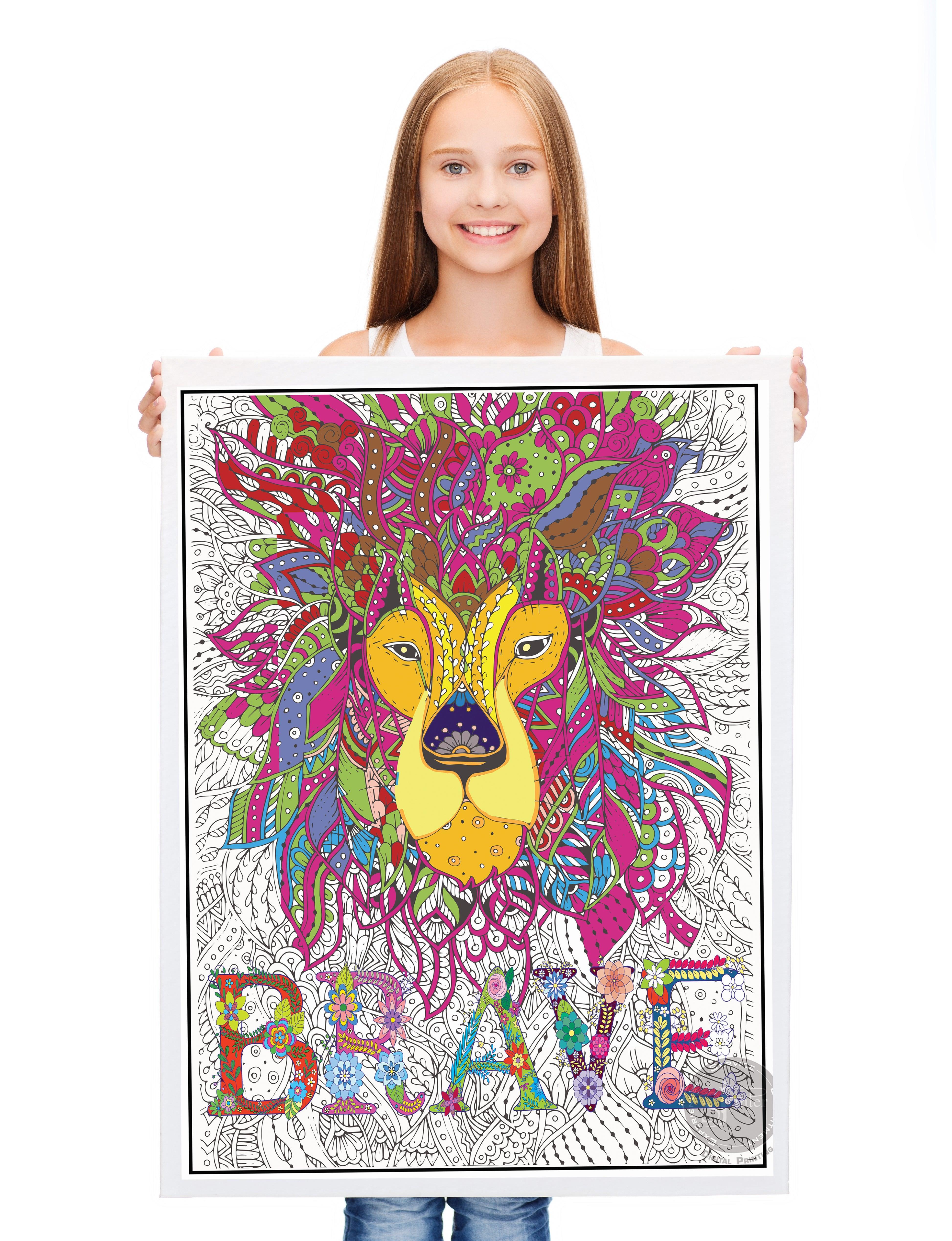 BRAVE - 30" x 42" - SJPrinter 