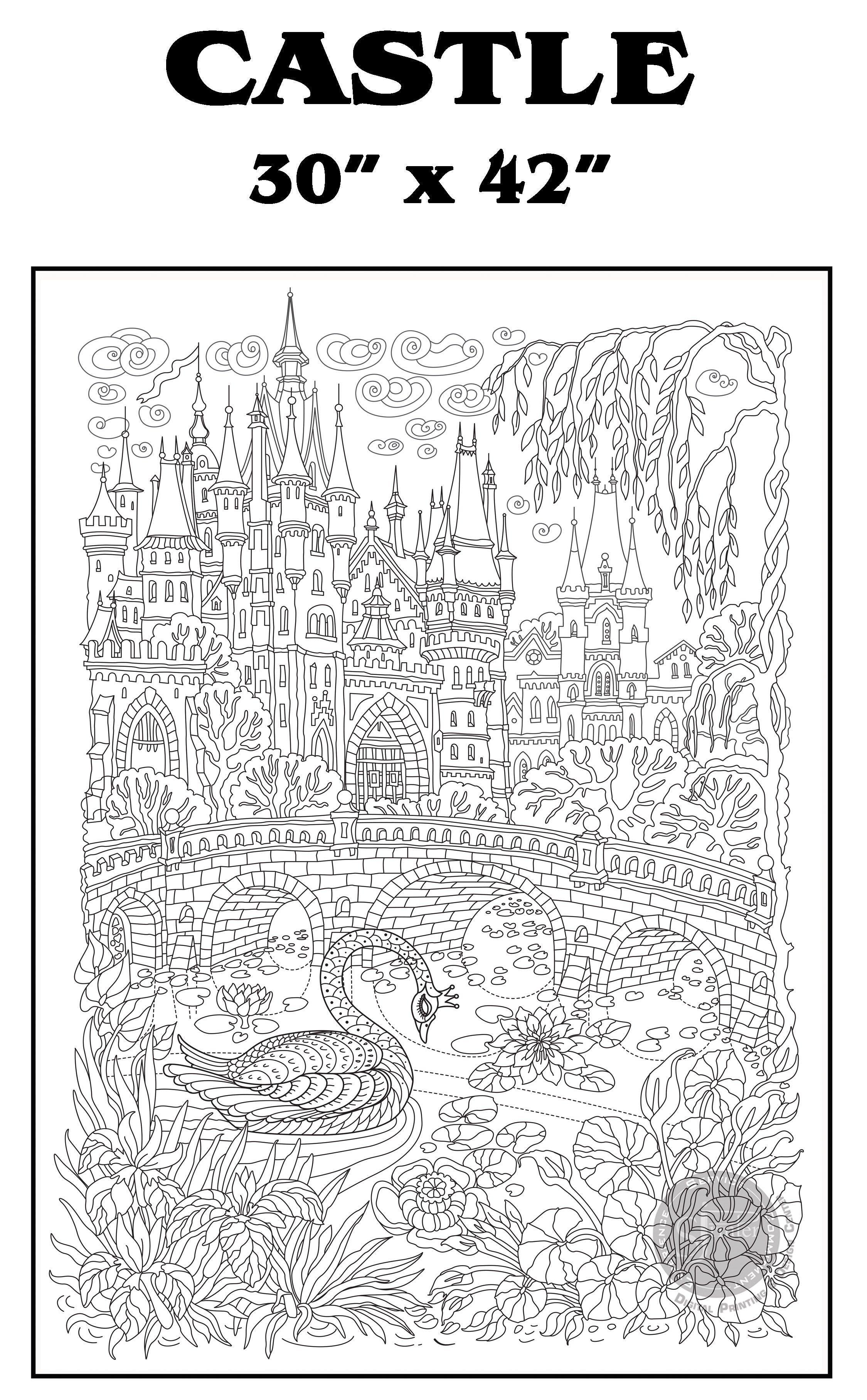 Castle - 30" x 42" - SJPrinter 