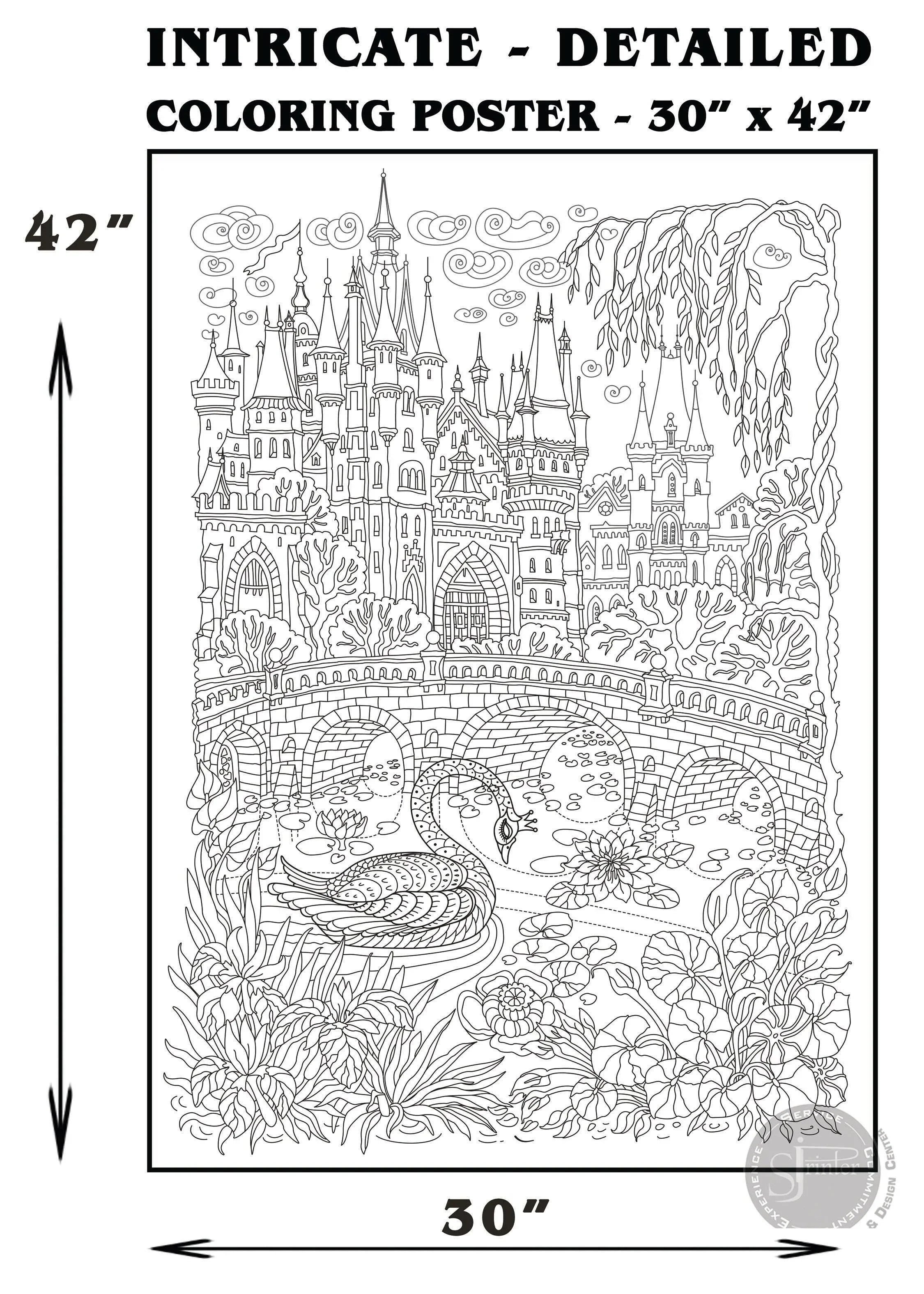 Castle - 30" x 42" - SJPrinter