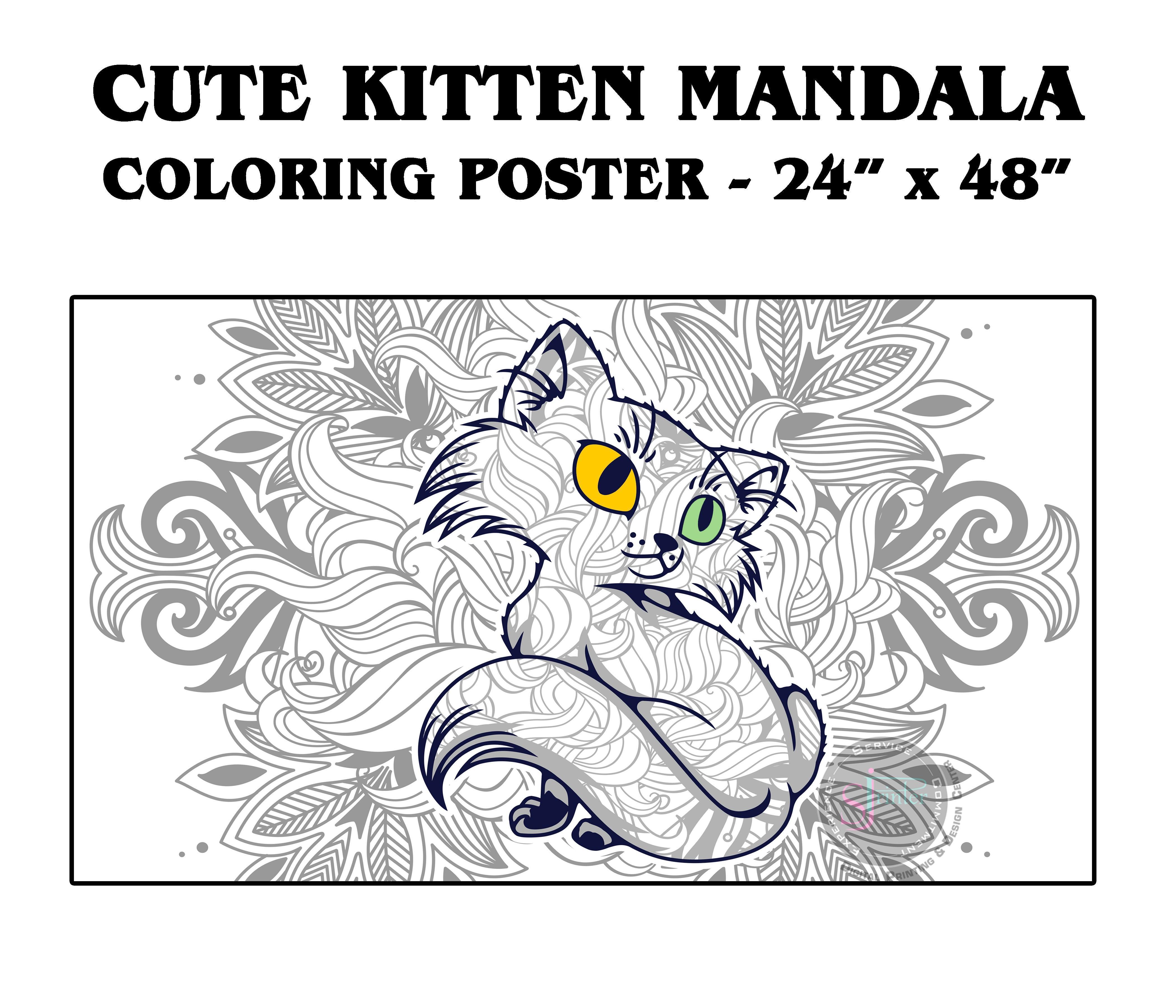 Cute Kiten - 24" x 48" - SJPrinter