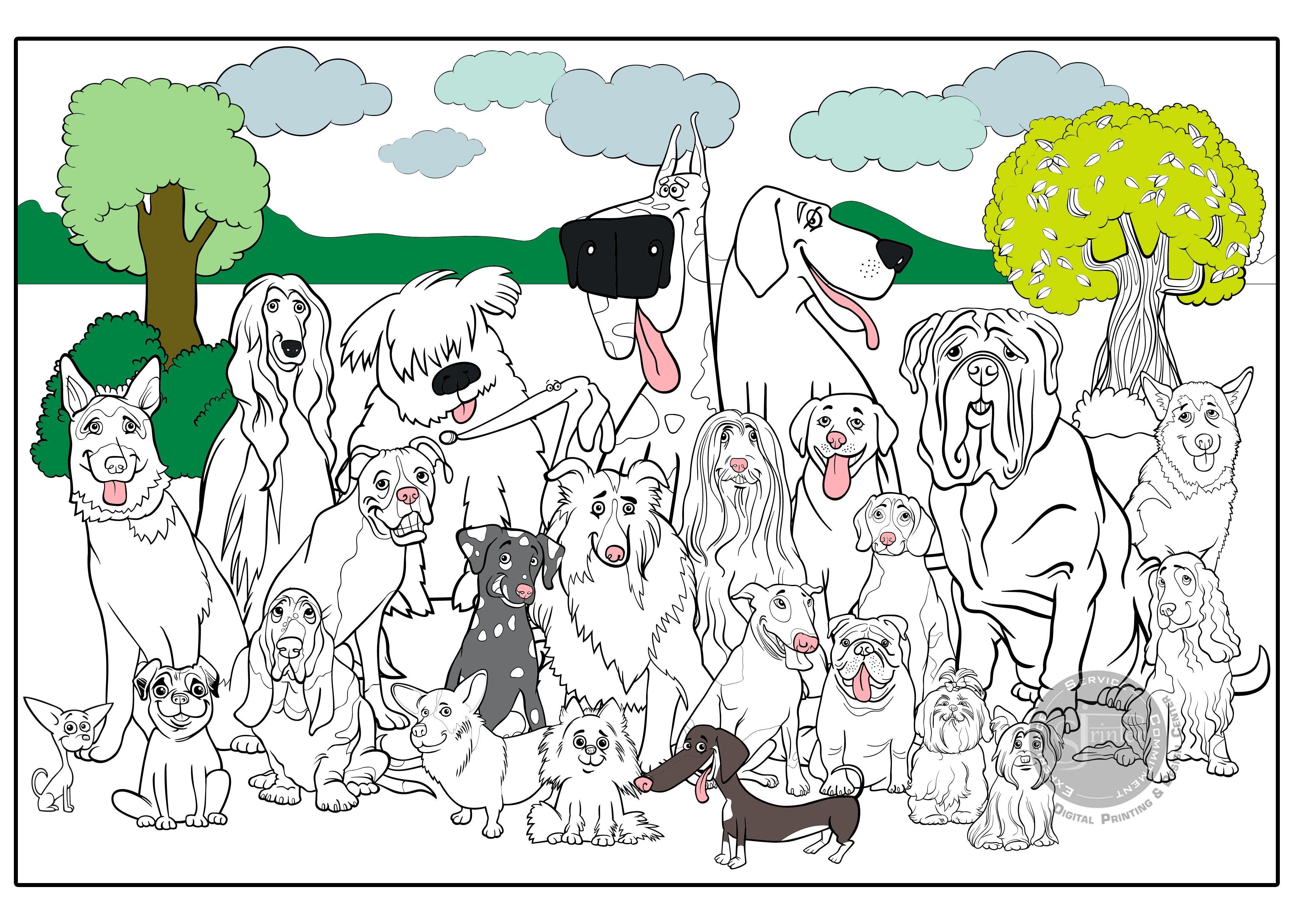 Dog Pound - 30" x 42" - SJPrinter