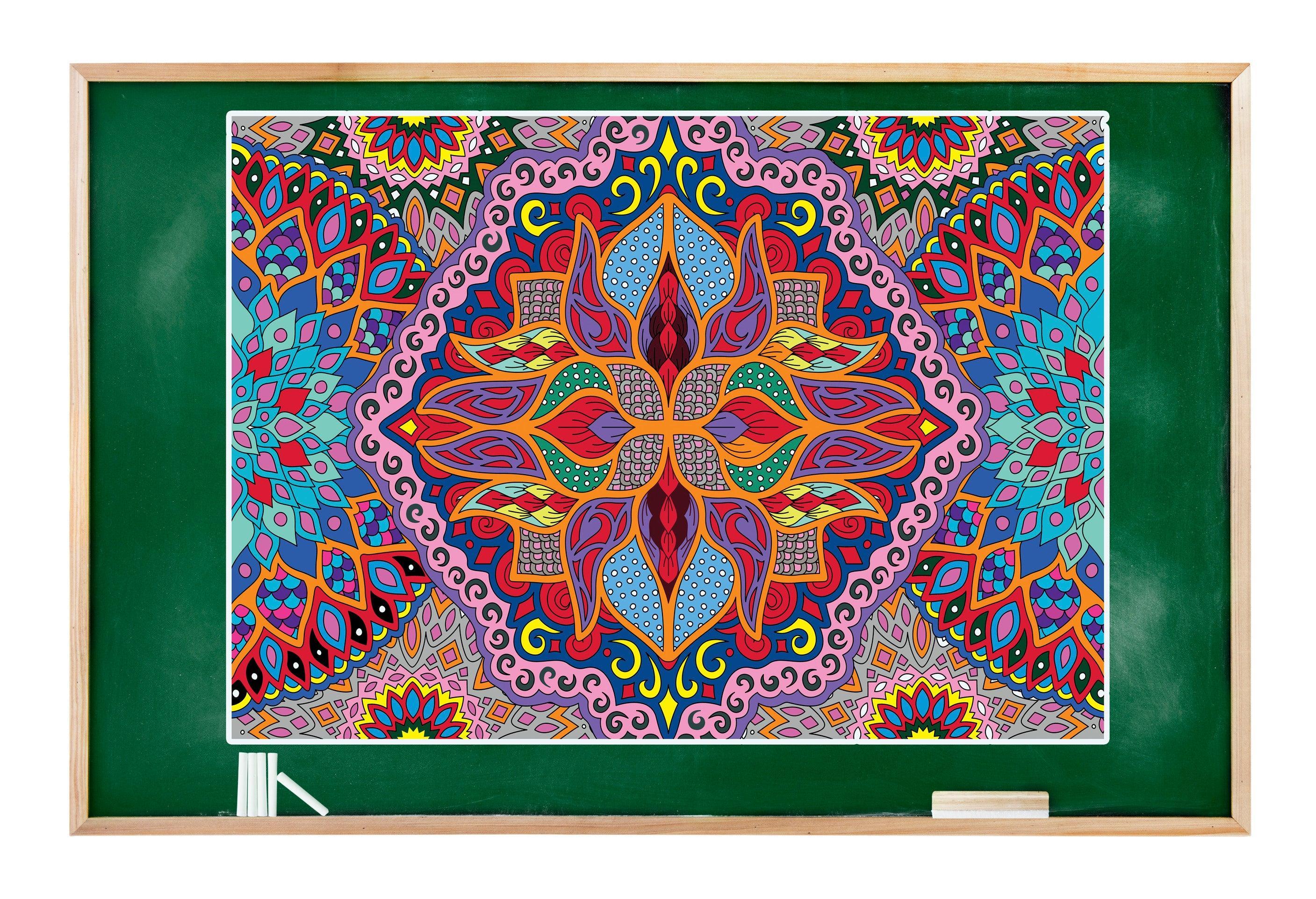 Fire Mandala - 30" x 42" - SJPrinter