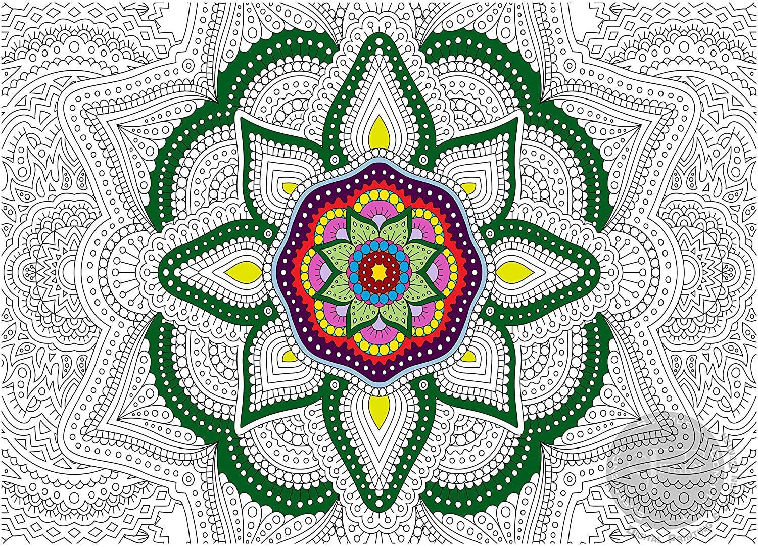 Floral Mandala - 30" x 42" - SJPrinter
