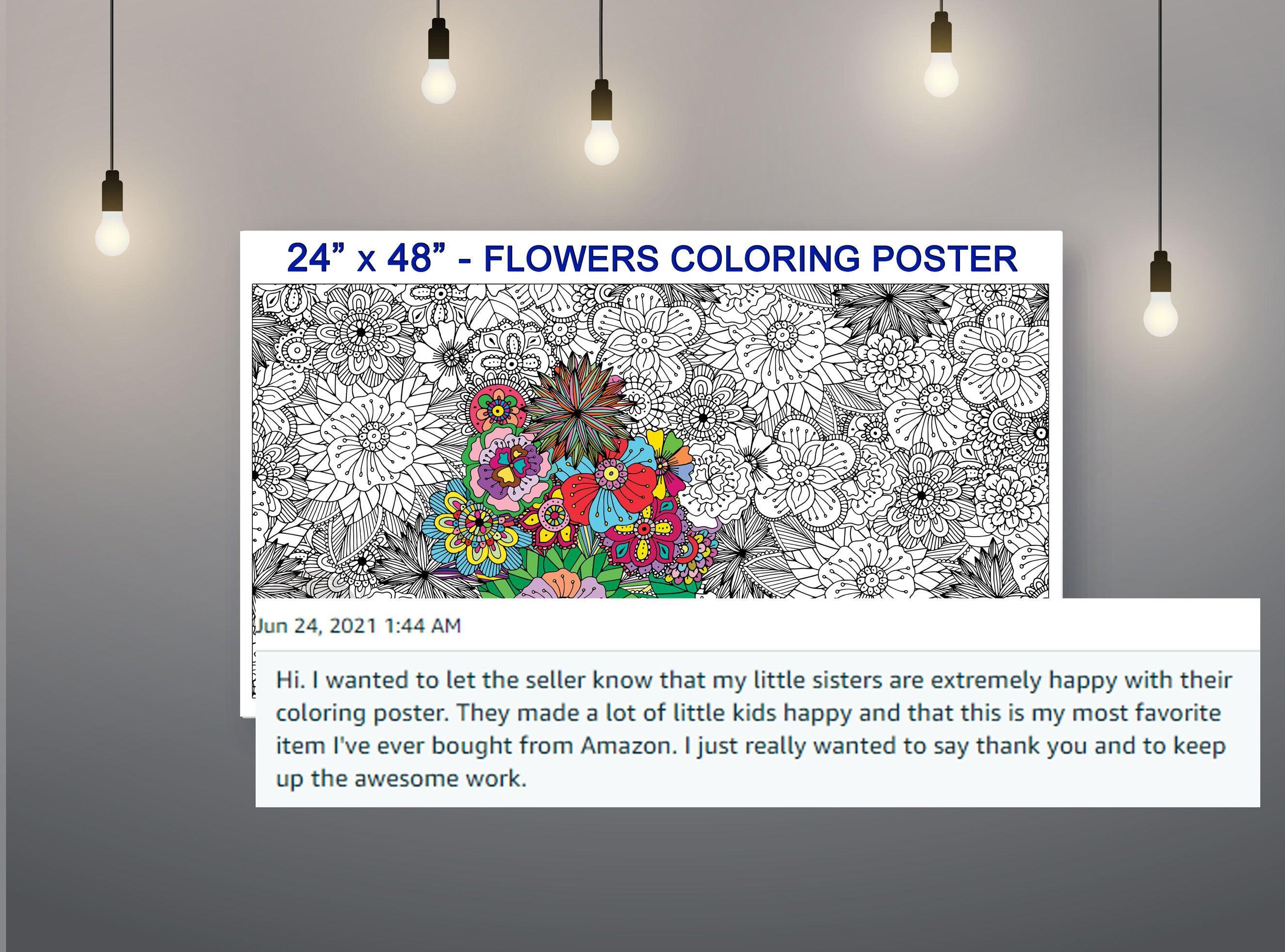 Flowers - 24" x 48" - SJPrinter