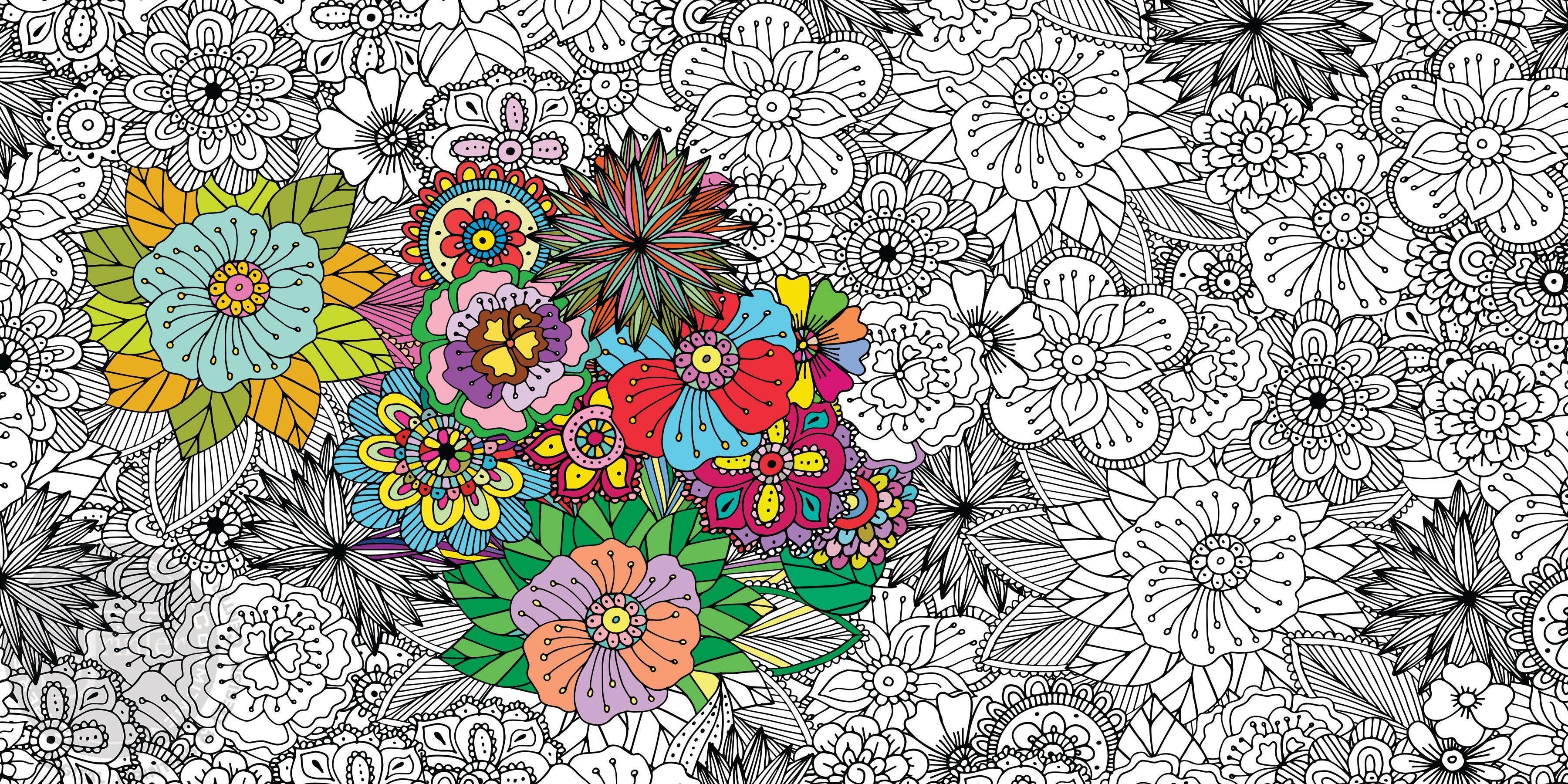 Flowers - 24" x 48" - SJPrinter