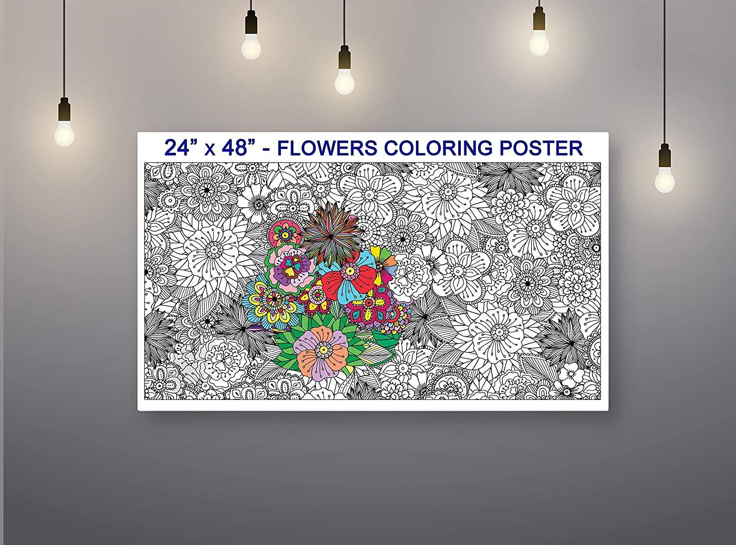Flowers - 24" x 48" - SJPrinter
