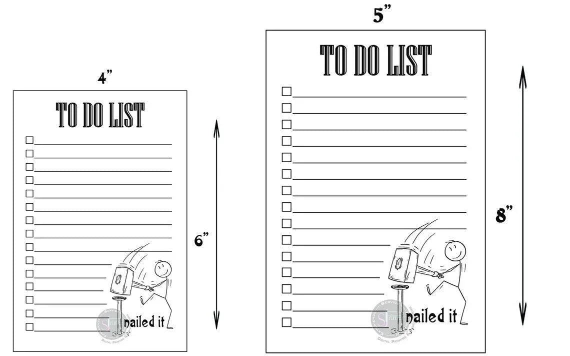 Funny Inspirational Notepads - 3Pack - SJPrinter