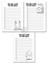 Funny Inspirational Notepads - 3Pack - SJPrinter