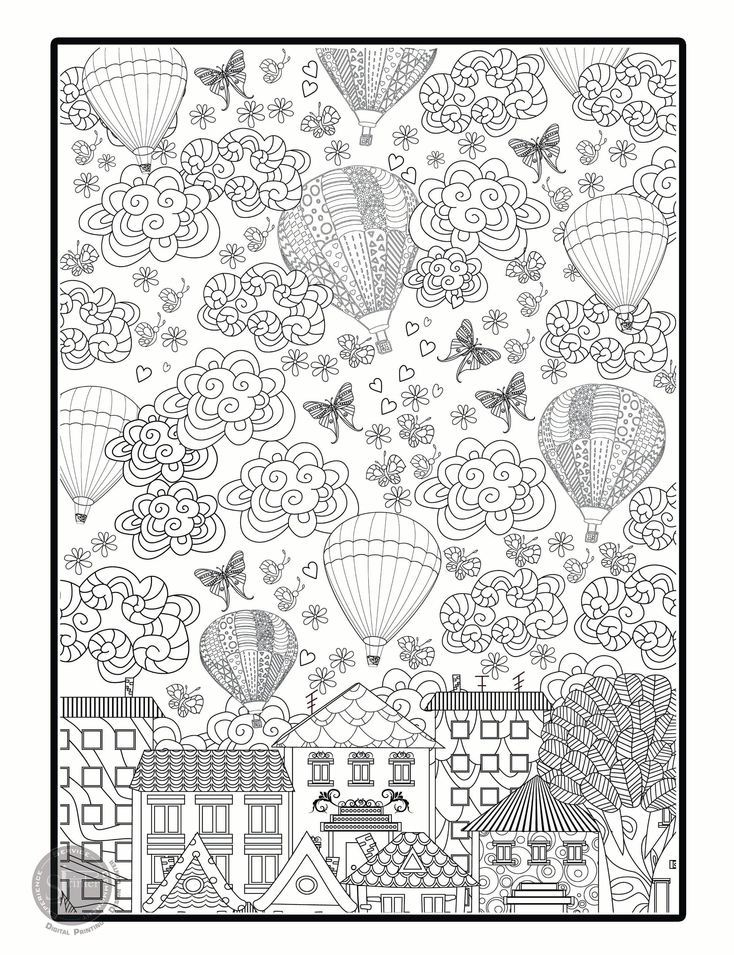 Hot Air Balloons - 30" x 42" - SJPrinter