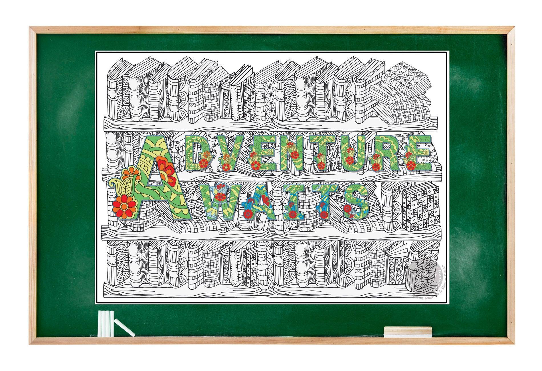 Library - 30" x 42" - SJPrinter