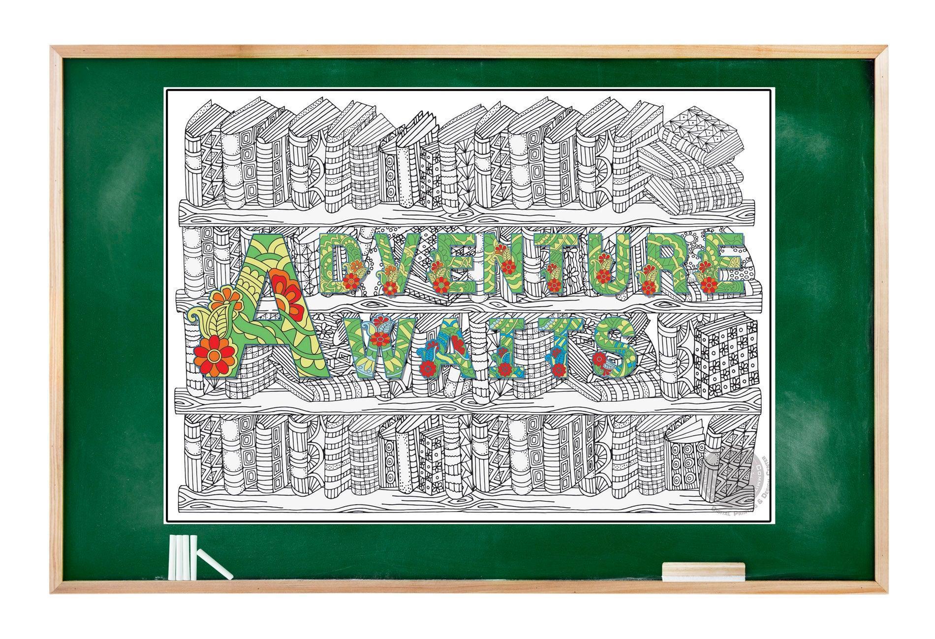 Library - 30" x 42" - SJPrinter