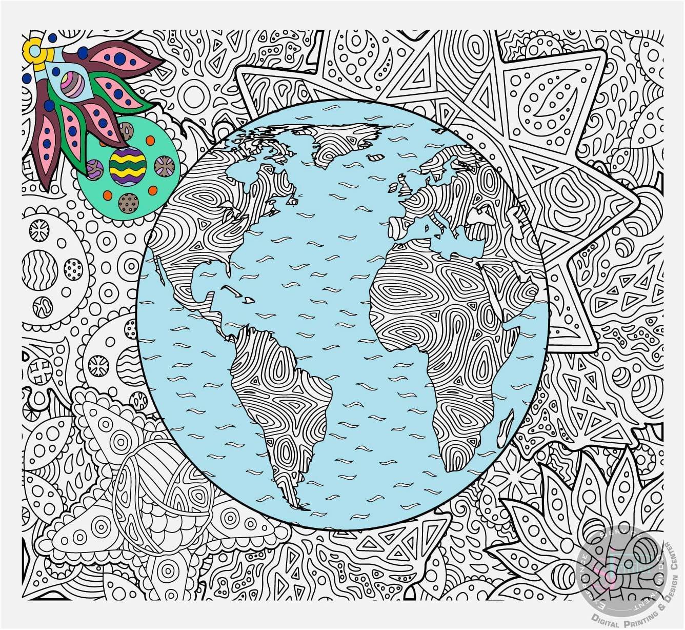 Planet Earth - 30" x 37" - SJPrinter