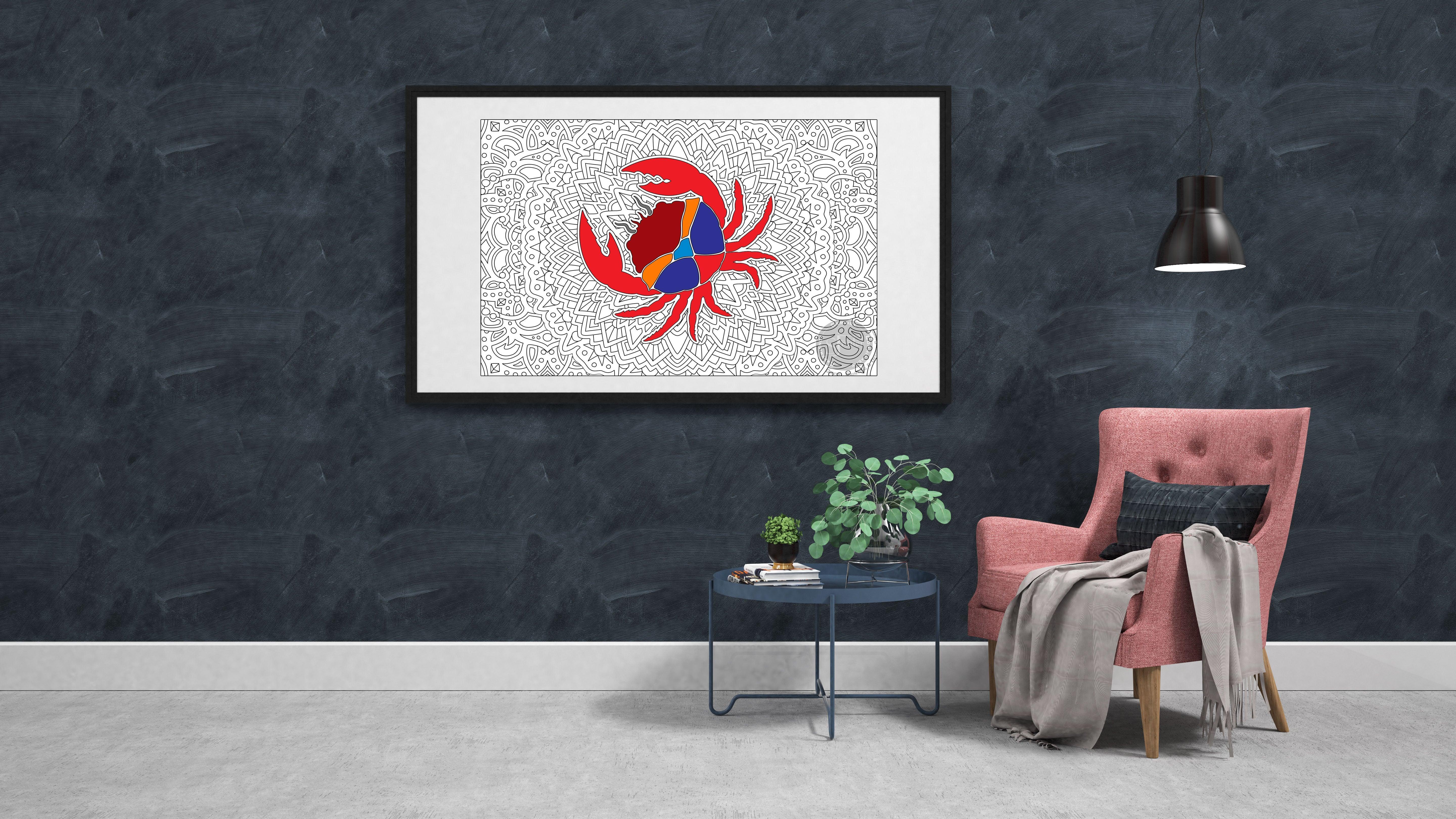 Zodiac Cancer - 30" x 42" - SJPrinter