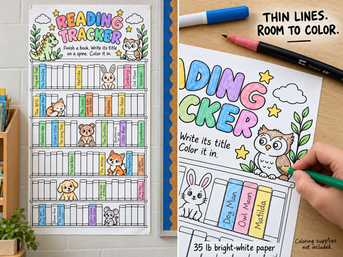 Reading Incentive Chart vs. Laminated Charts | SJPrinter