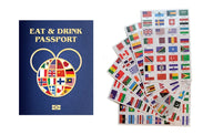 EPCOT Eat and Drink passport booklet with 192 country flag stickers by SJPrinter Cherry Hill NJ