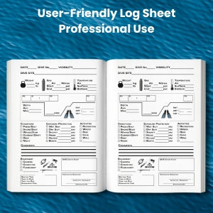 Dive Log Book Scuba Diving Journal to Monitor up to 100 Diving Trips: 10 Rules for Scuba Divers, Dive Log Statistics, Scuba Gifts - SJPrinter 