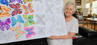 Giant Butterflies coloring poster 30×42" – SJPrinter Cherry Hill NJ