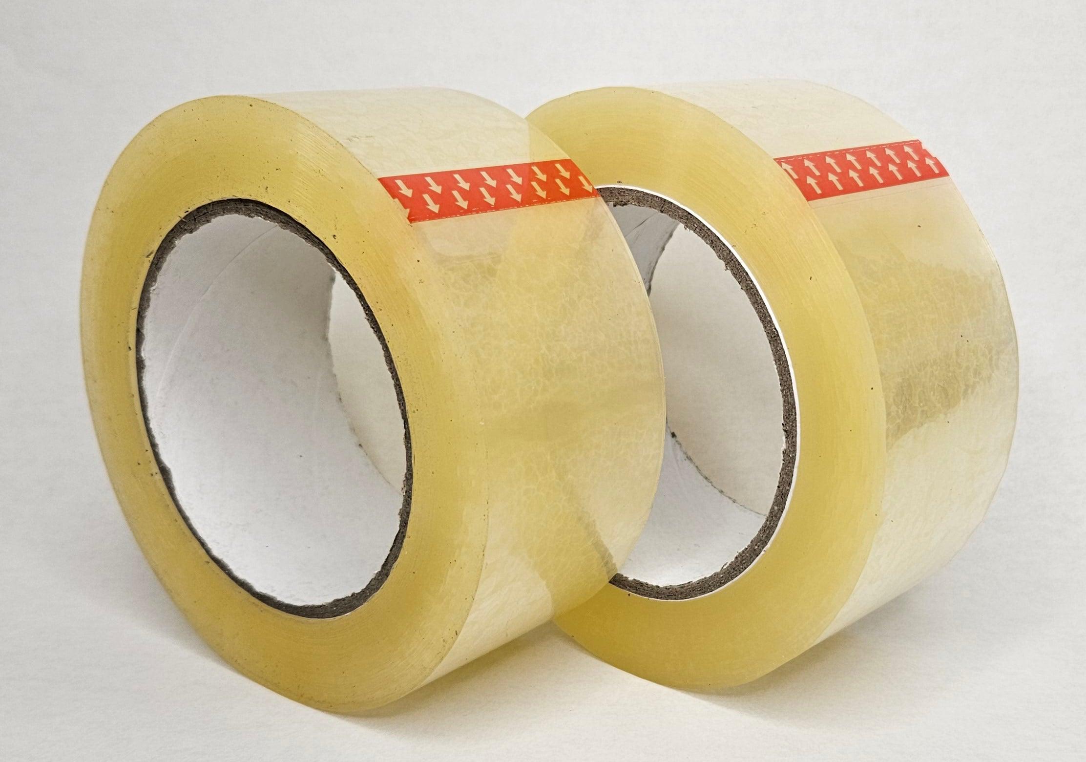 Heavy Duty Packing Tape Refill: Clear, 2.4 mil, 1.88 inch x 110 Yards or 100m - SJPrinter 