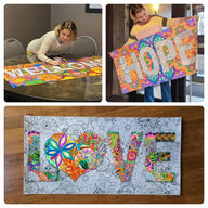 Giant LOVE coloring poster 24×48" – SJPrinter Cherry Hill NJ