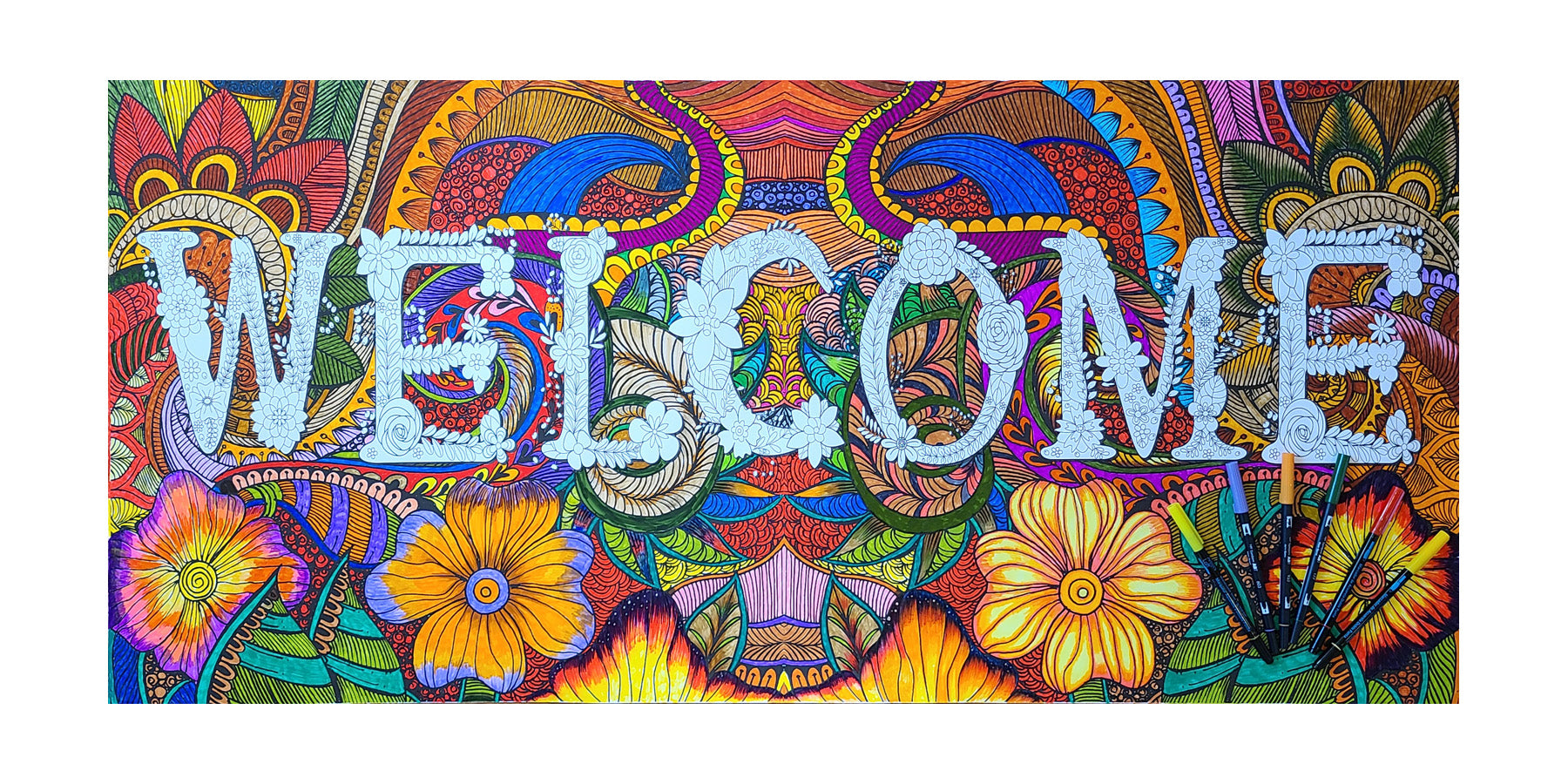 WELCOME - 24" x 52"
