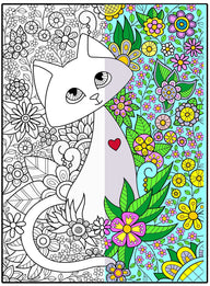 CAT giant coloring poster 30×42" – wall-size group activity