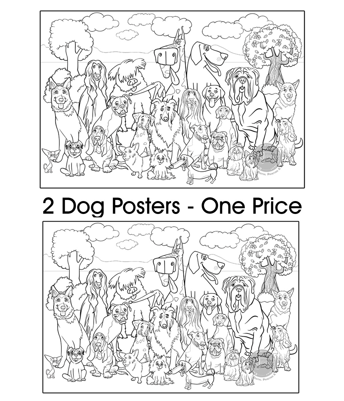 Dog Pound - Bundle of 2 Posters for $50 - SJPrinter 