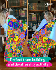 Giant Flowers coloring poster 24×48" – SJPrinter Cherry Hill NJ