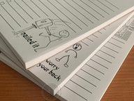 Funny Inspirational Notepads - 3Pack - SJPrinter 