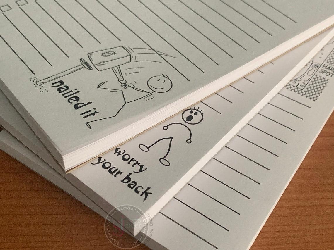 Funny Inspirational Notepads - 3Pack - SJPrinter 