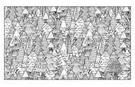 Giant Holiday Trees coloring poster 30×52" – SJPrinter Cherry Hill NJ