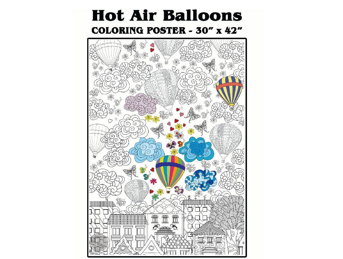 Hot Air Balloons - 30" x 42" - SJPrinter 