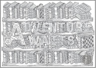 Giant Library coloring poster 30×42" – SJPrinter Cherry Hill NJ