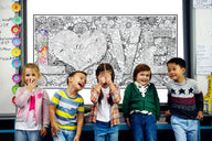 Giant LOVE coloring poster 24×48" – SJPrinter Cherry Hill NJ