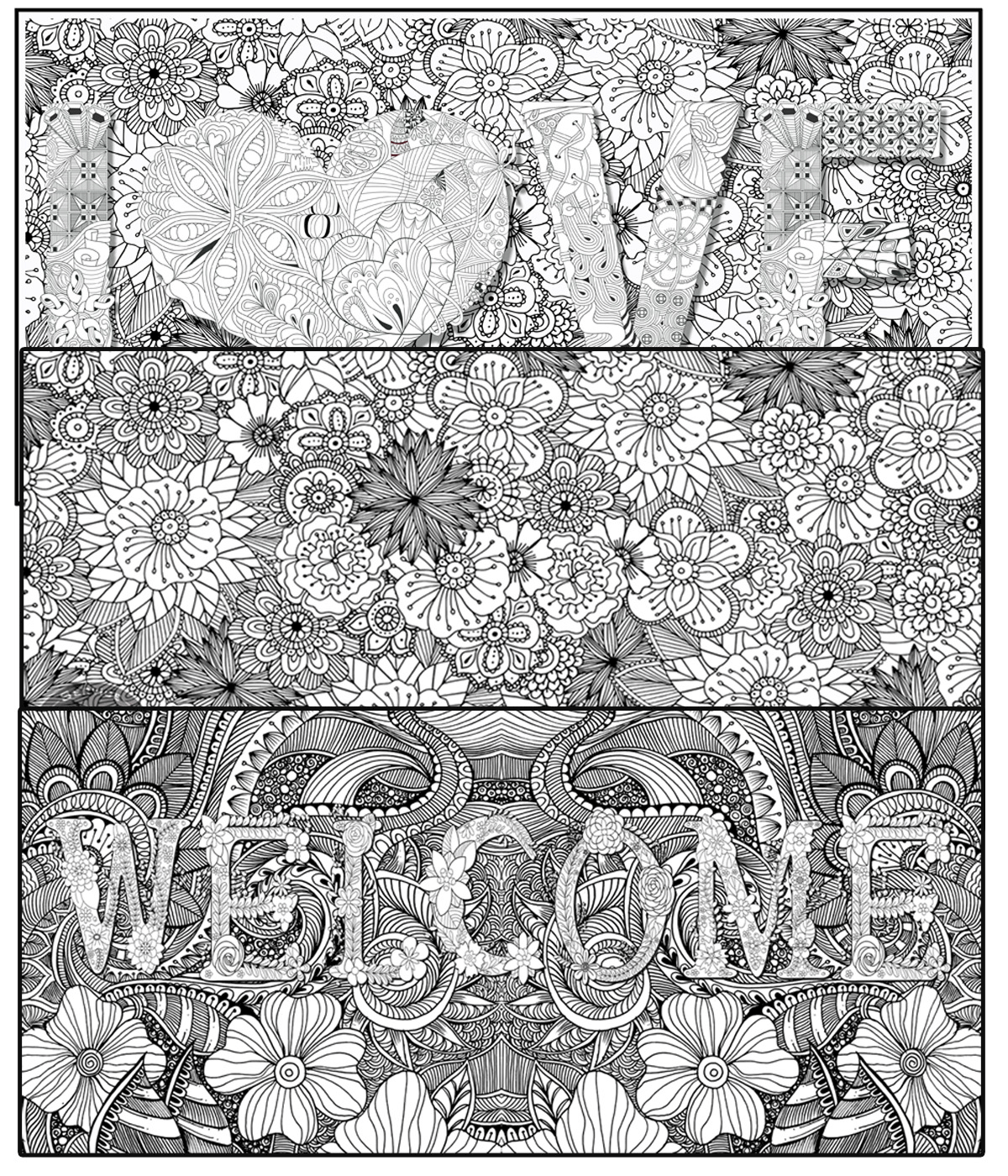 Love/Flowers/Welcome- 3 Posters for $64.99 - SJPrinter 