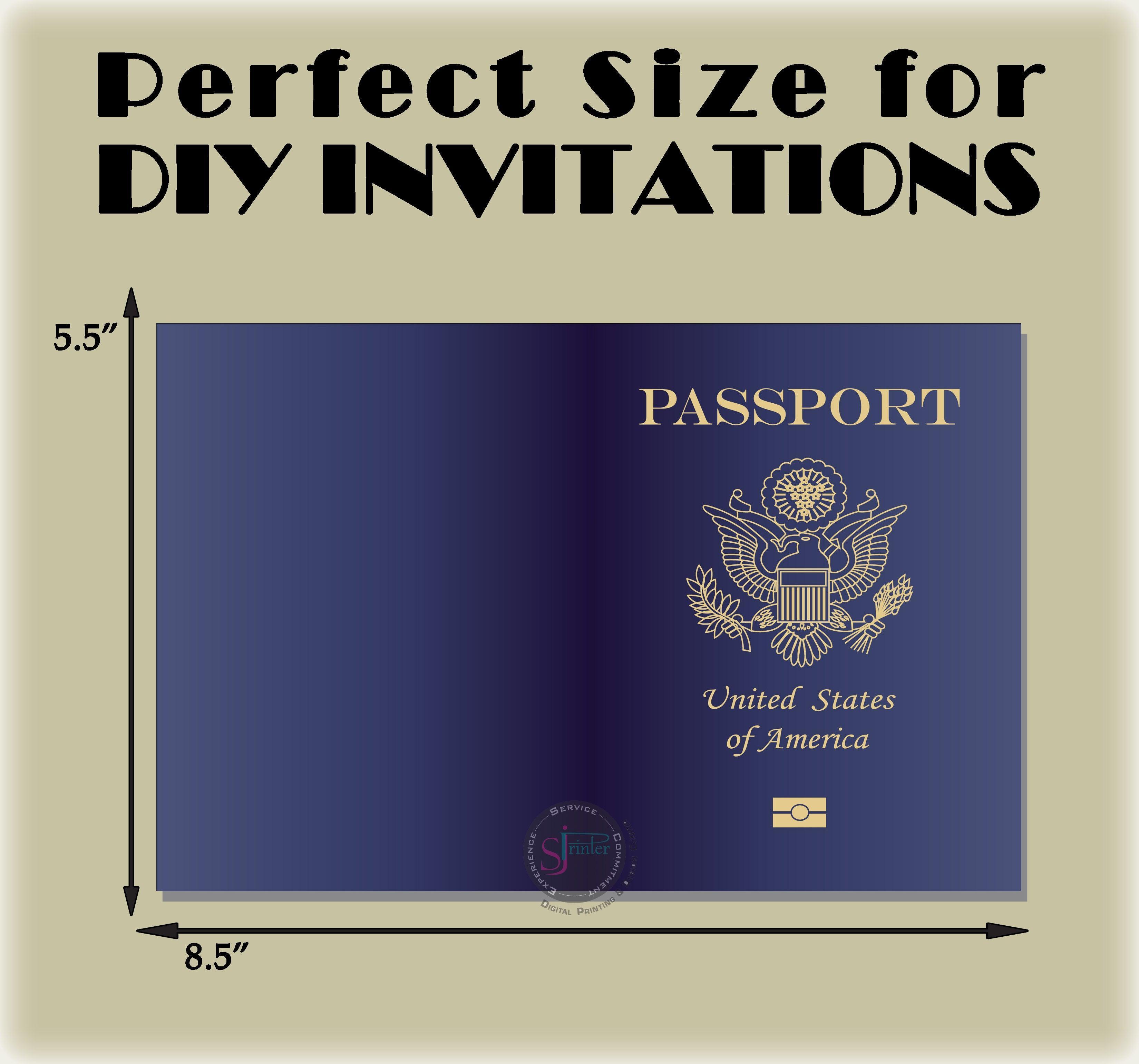 Pretend Passports - 25 Covers - SJPrinter 