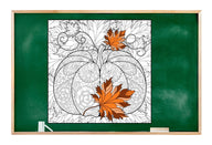 Giant Giant Coloring Poster Pumpkin — Intricate coloring poster 30×30" – SJPrinter Cherry Hill NJ