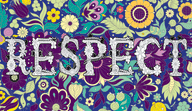 Coloring poster – RESPECT, 30×52" – giant group coloring poster
