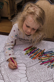 Coloring poster – SEA TURTLE, 30×42" – giant group coloring poster