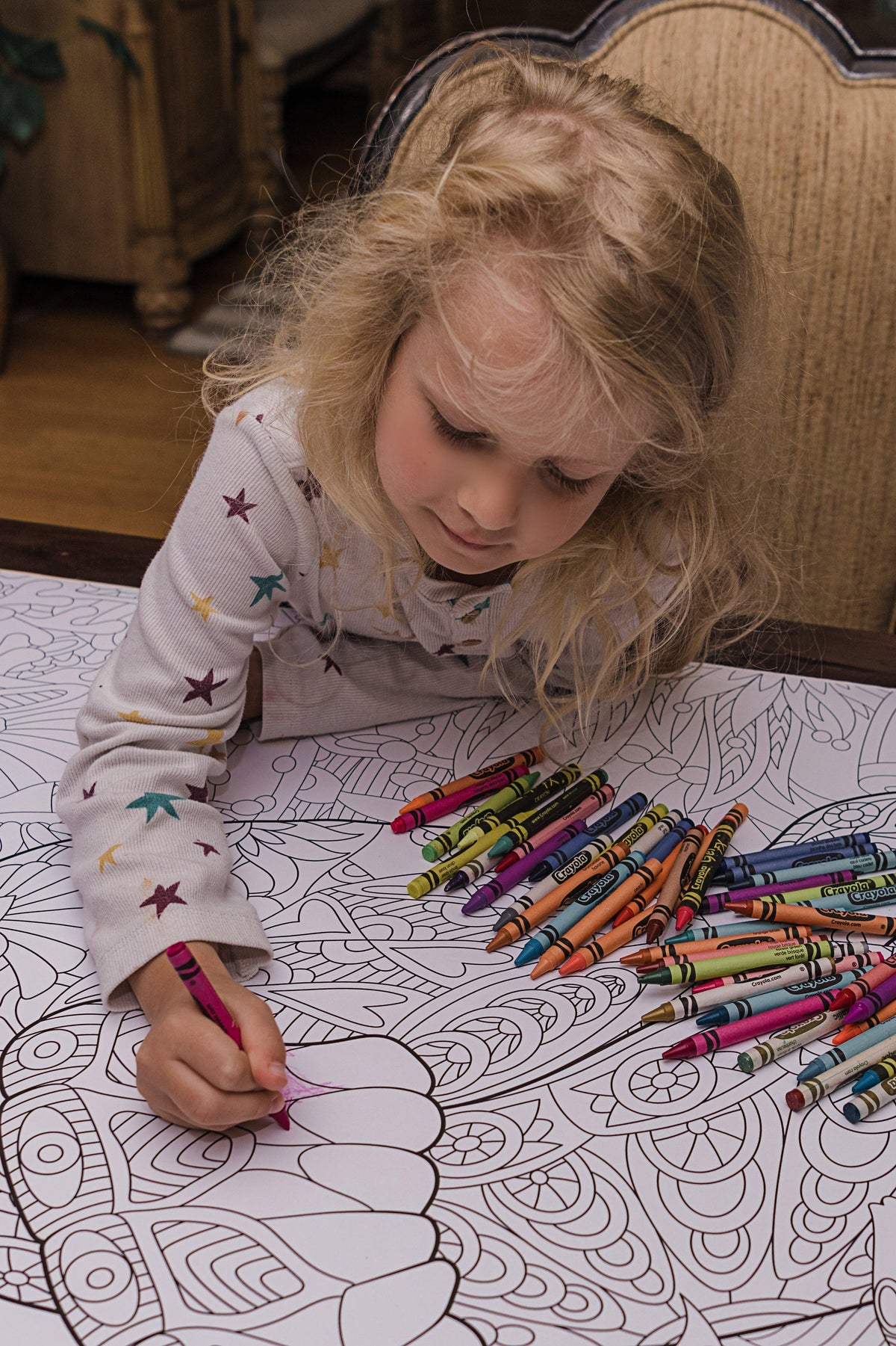 Coloring poster – SEA TURTLE, 30×42" – giant group coloring poster