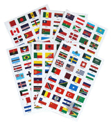 World Flags Stickers - 192 Countries with Passport - SJPrinter 